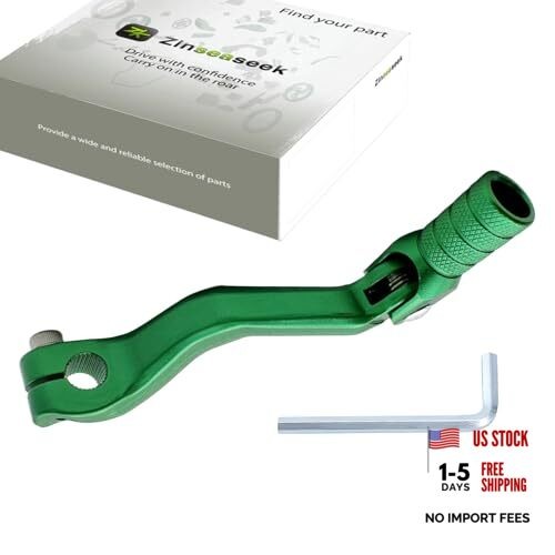 Gear Shiftermm 155mm Folding Shift Lever for Motorcycle Dirt Bike 119 QS-Green