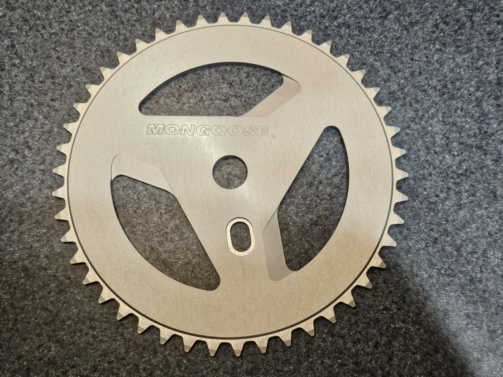 BMX 46T Mid School Mongoose Chainsaw Sprocket 2024 Heat Treated Aluminum RARE