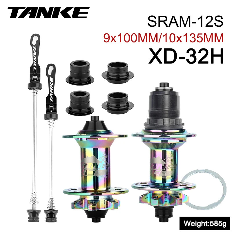 Mountain Bike Disc Brake Sealed Bearing Hub 6 Claw 108 Clicks 32H Quick Release