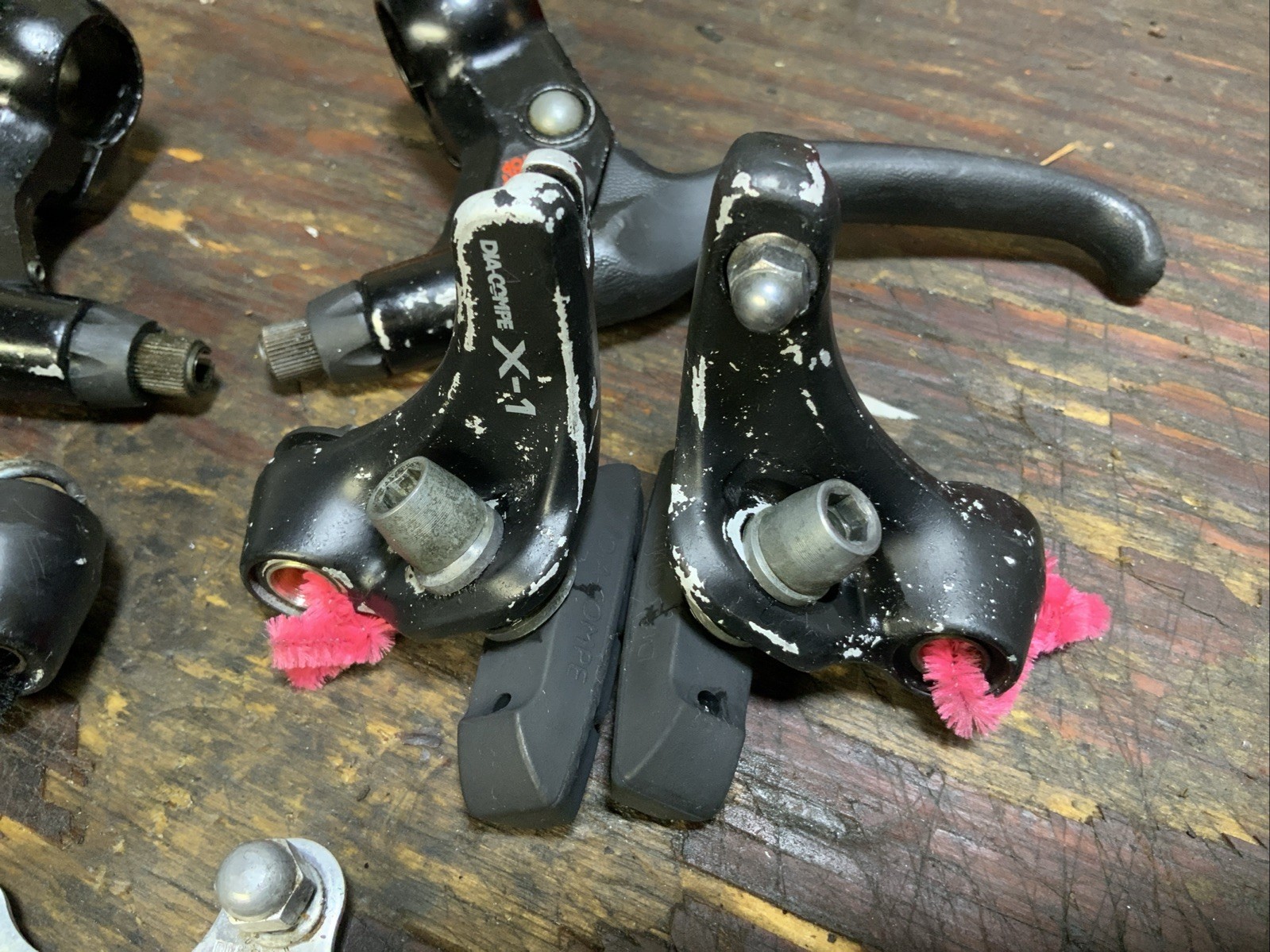 Dia Compe X-1 Cantilever Brake Set-1989 Retro MTB Japan Levers Included!