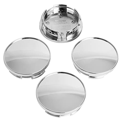 2.5Inch 63MM Wheel Center Caps for Dodge RAM Outer 63MM , Inner 56MM Chrome