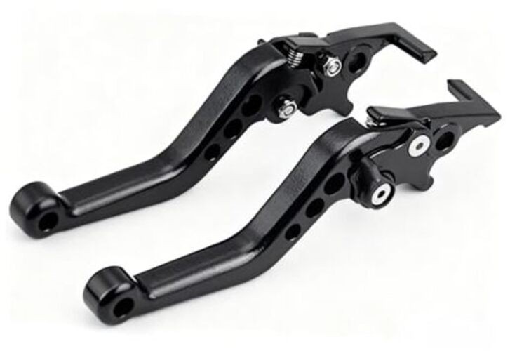 1 Pair CNC Aluminum Alloy Motorcycle Scooter Modification Double Disc Black