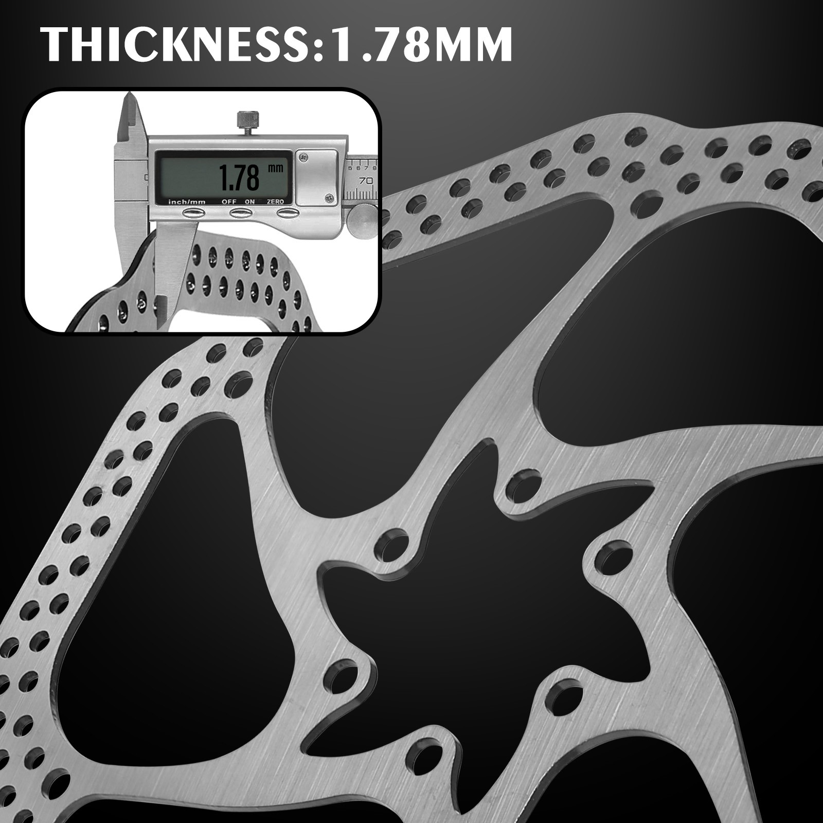 for Avid/Shimano G3/HS1 160/180/203mm Bike Disc Brake Rotor MTB Road 6 Bolts US
