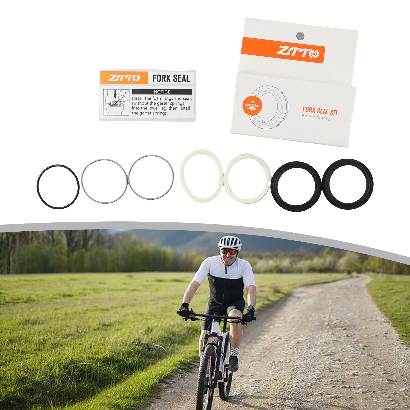 Fork Dust Seal 30-40mm For MANITOU/SR for suntour MTB Bike Bicycle High Quality