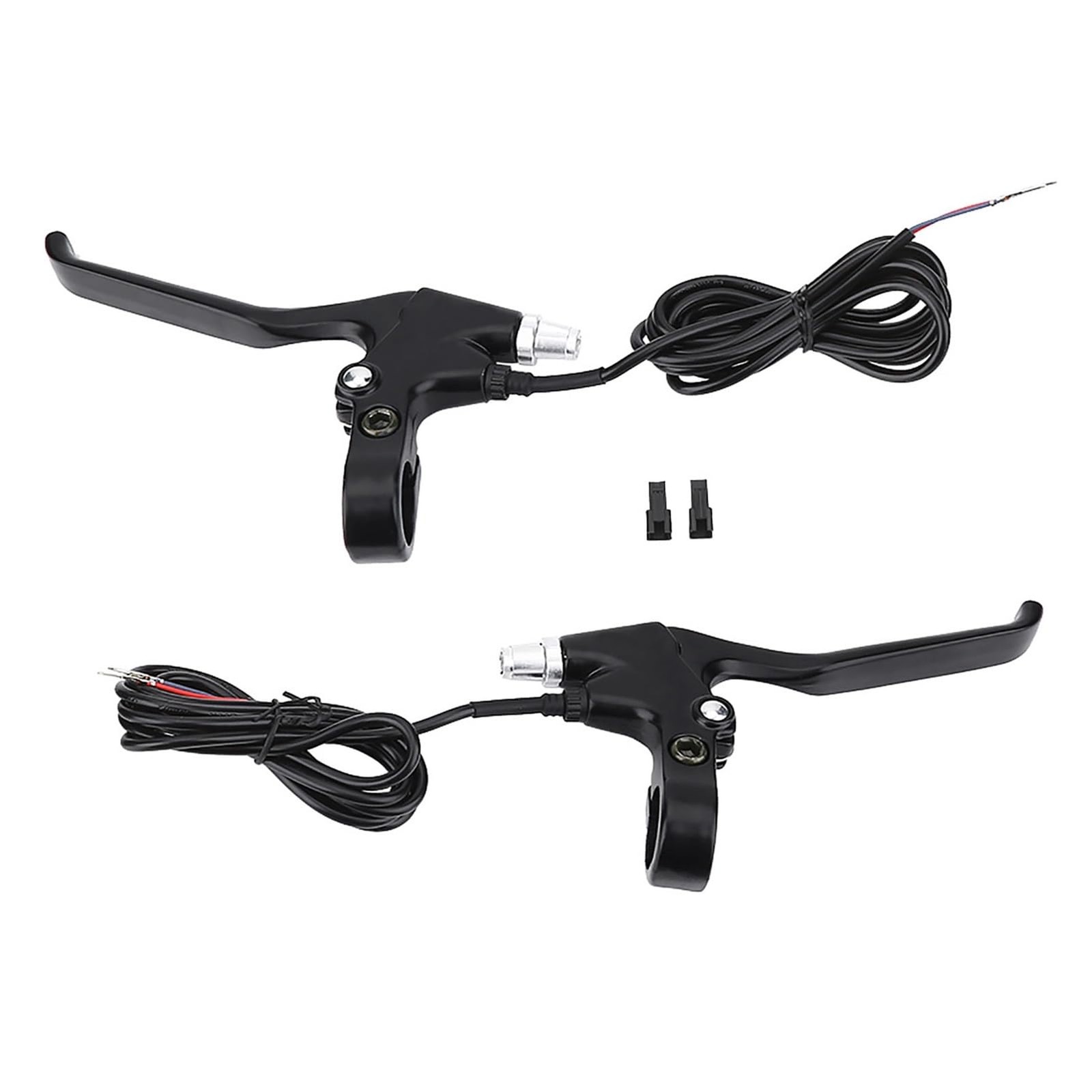 1 Pair 2 Wires Bike Brake Levers, 5.6 FT Durable Left & Right E Bike Electric