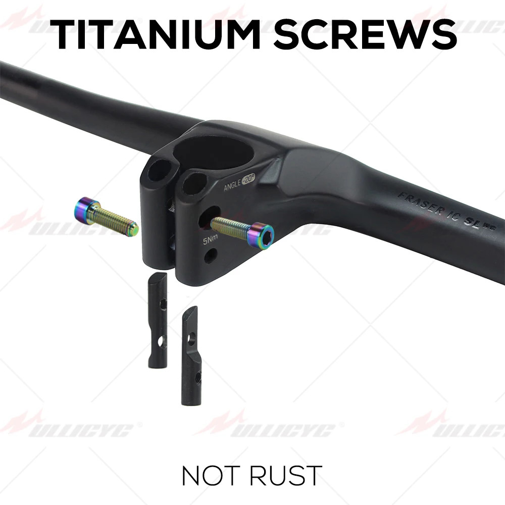 MTB Handlebar 740MM -20 Degree Full Carbon Fiber Integrated Cockpit Handlebar