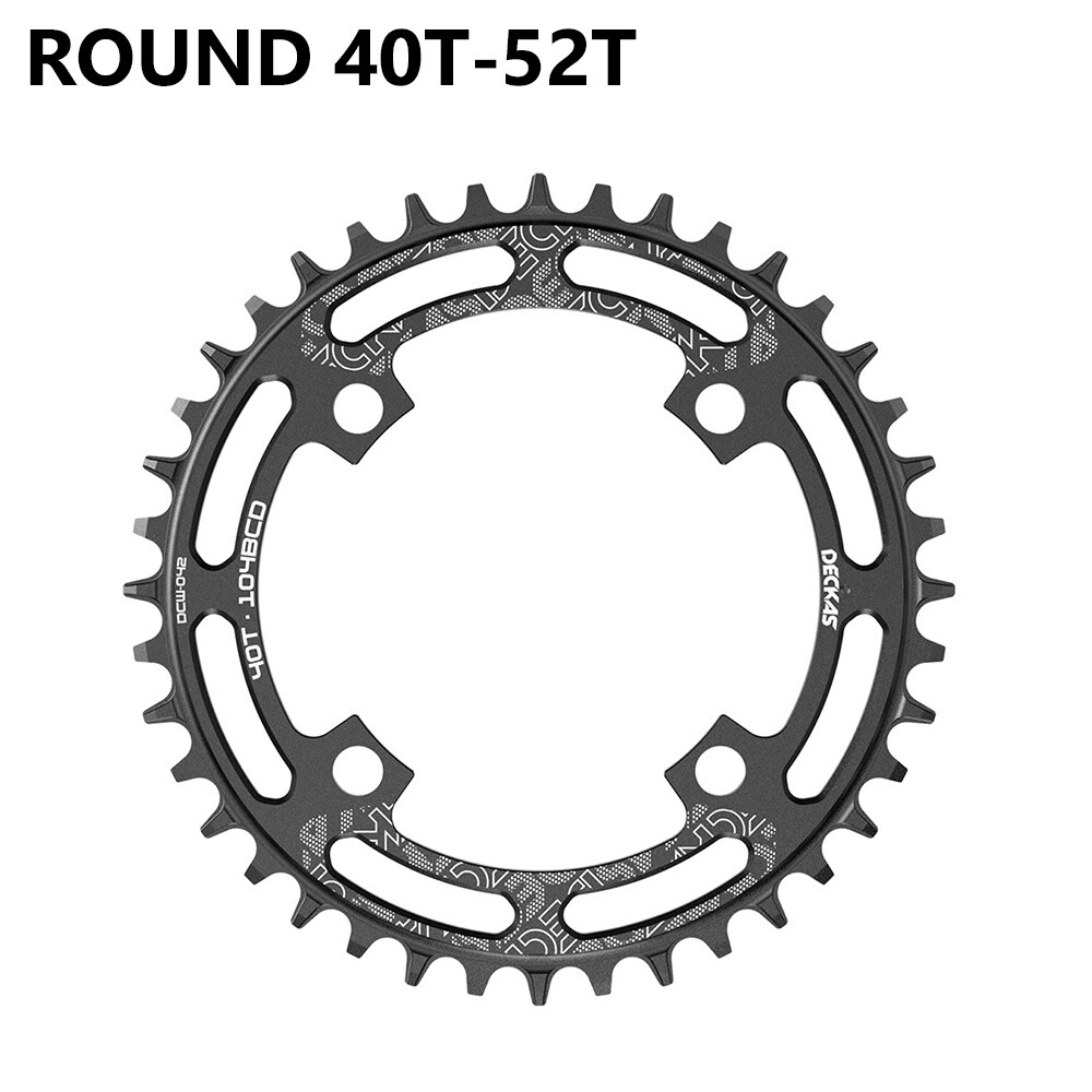 DECKAS 104BCD MTB Round Oval Narrow Wide Chainring 30 32 38 46 48 52T Chainwheel