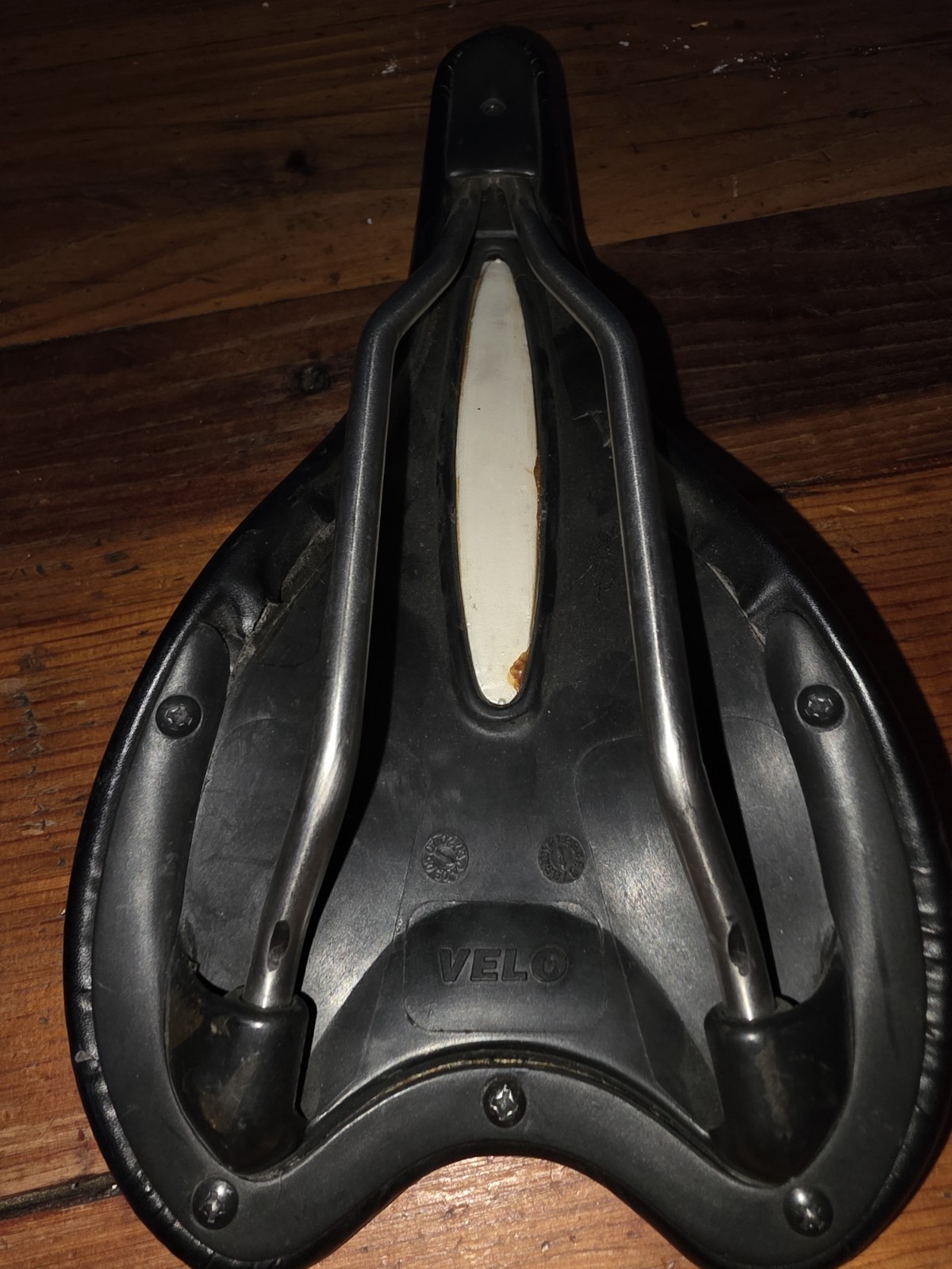 Prolite Aireon Bicycle Saddle Seat Black/Red/White Plastic & Metal Universal
