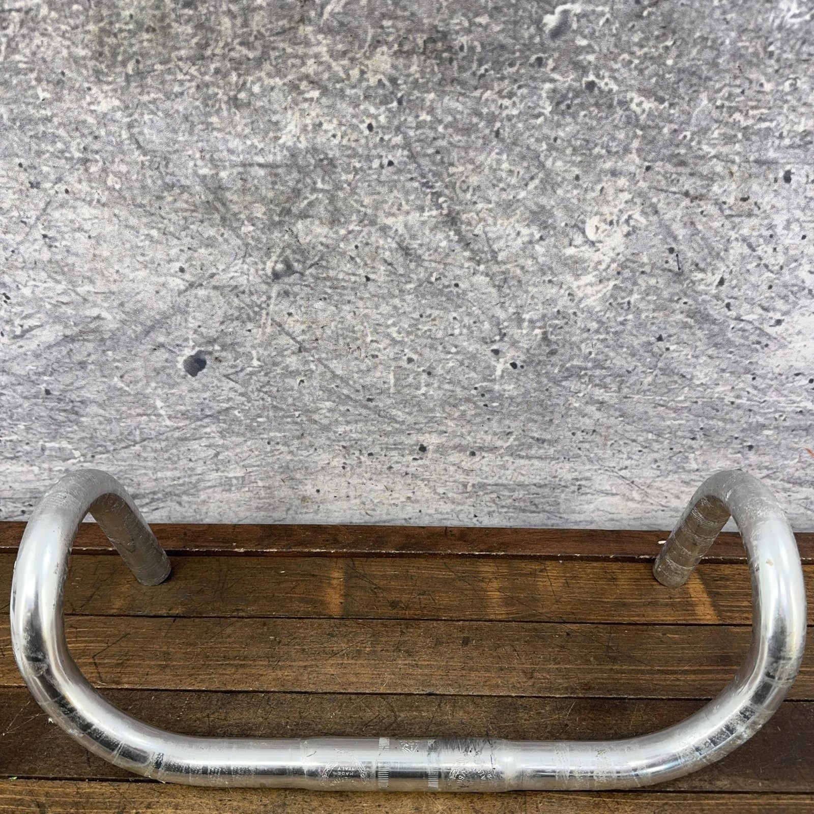Vintage ITM Competition Drop Handlebar 26.0 Clamp 360 mm Alloy Road Bar Italy