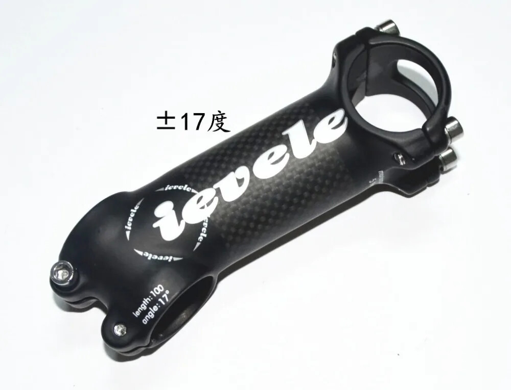 Carbon Fibre Aluminium Alloy MTB Bike Riser Road Bike Stem 60-120mm 28.6-31.8MM