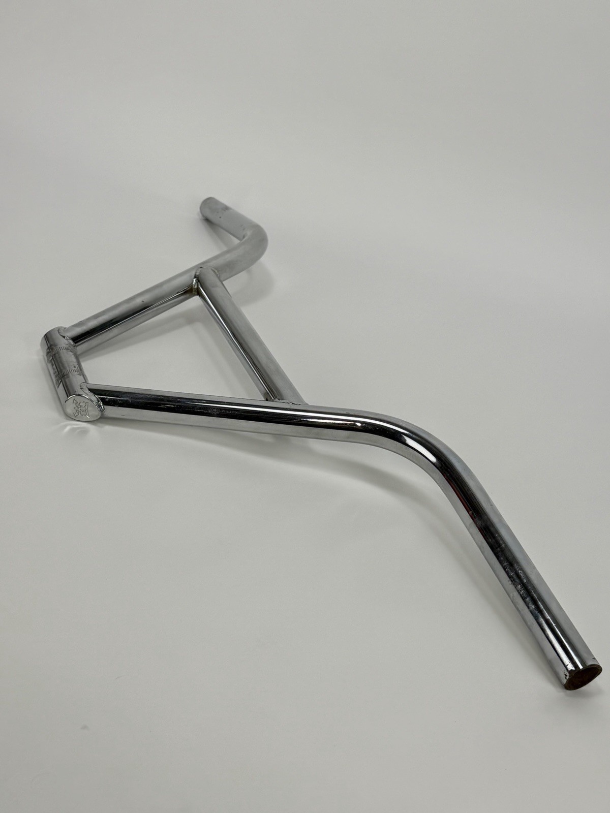 Vintage Mosh Kastan Chrome 4 Piece Pro Bars Stamped Mid School BMX 4130 Knee OG