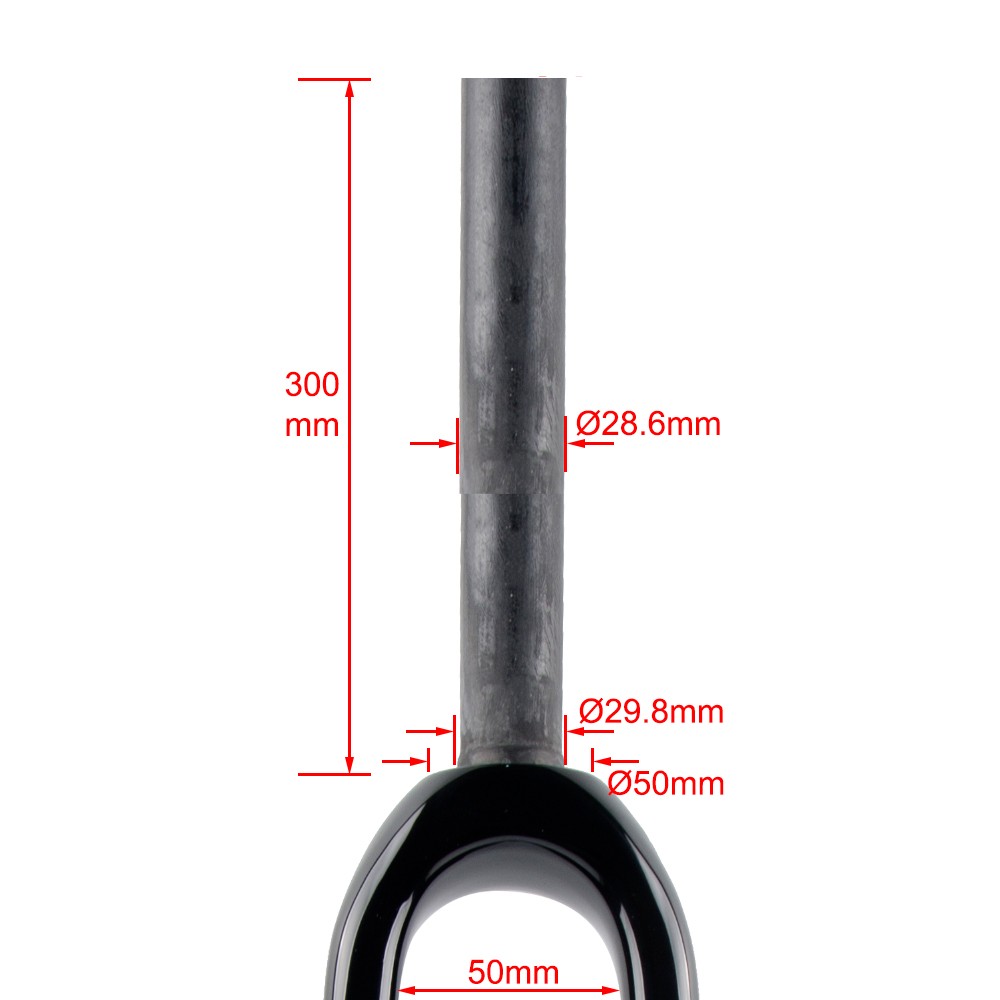700C 42C Carbon fiber 1 1/8 road Gravel bike QR Fork – Flat Mount disc – matte