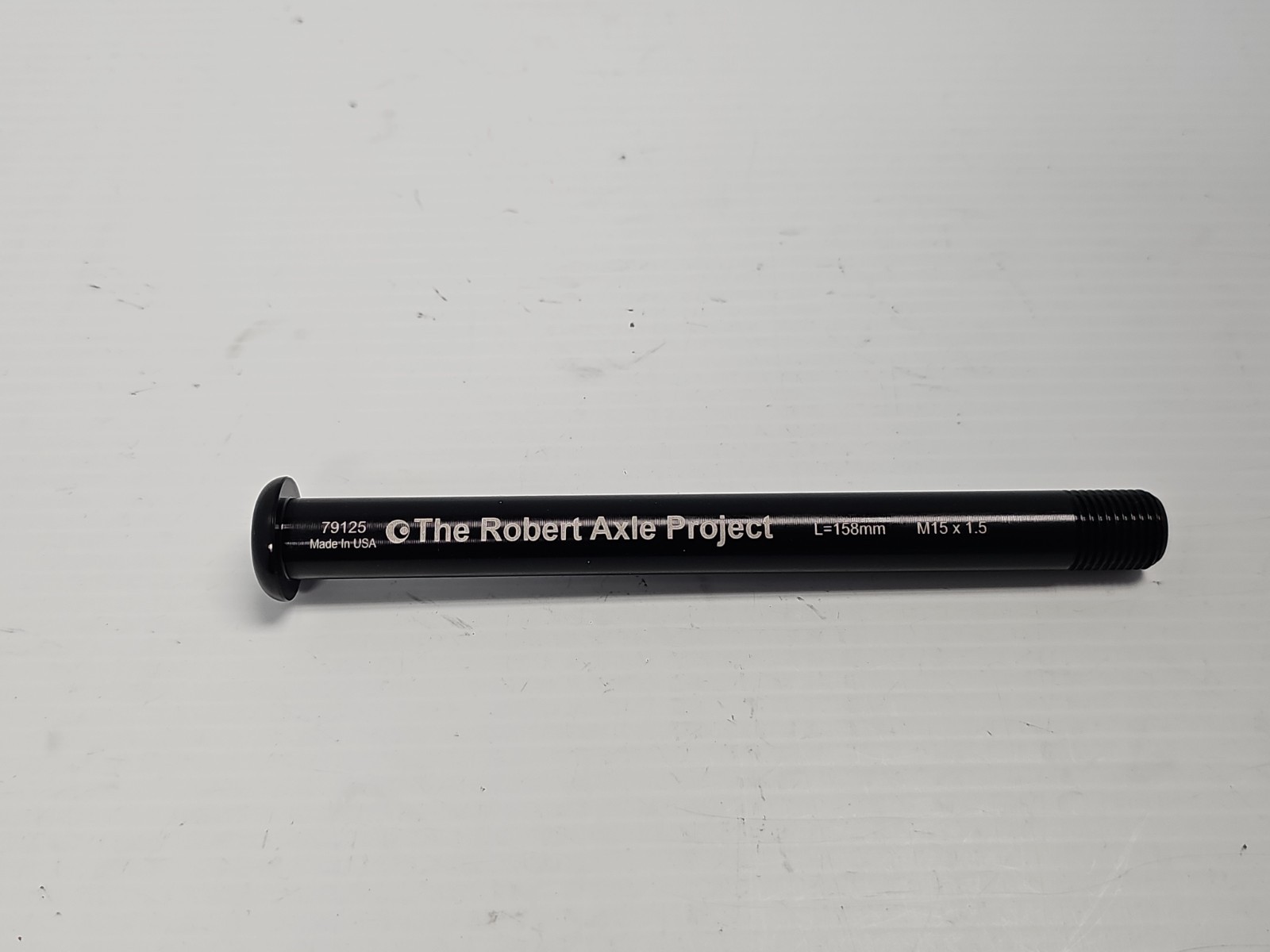 The Robert Axle Project, LIG503 158mm M15 x 1.5 15mm, Black