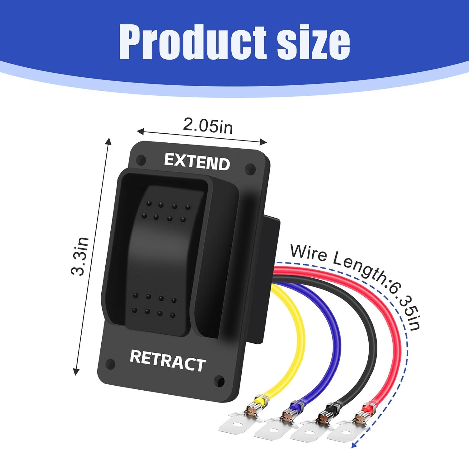 387874 RV Electric Stabilizer Switch for Lippert Trailer Components Power RV Sta