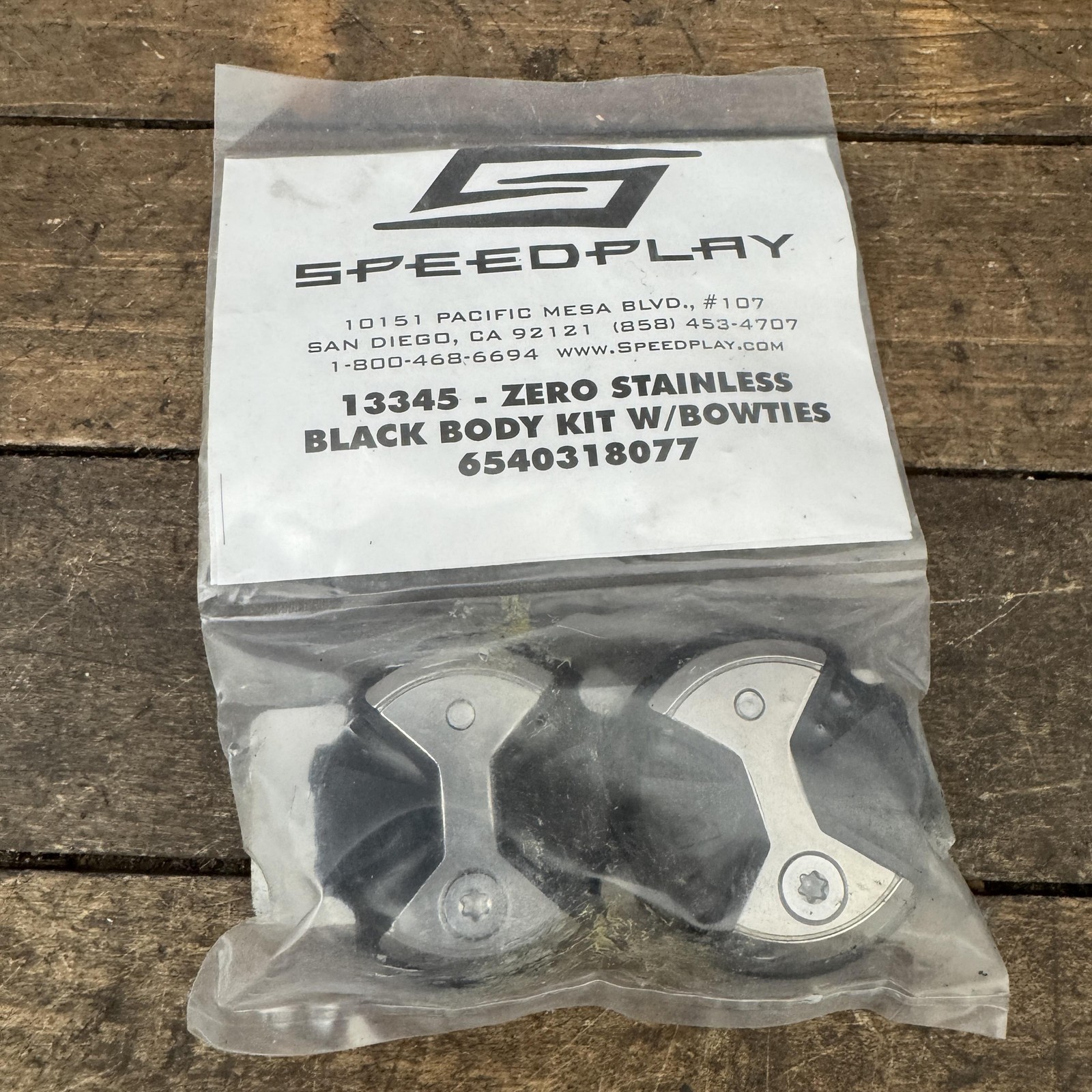 Speedplay Zero Stainless Black Body Kit Pedal Rebuild Kit Vintage Body Bowtie