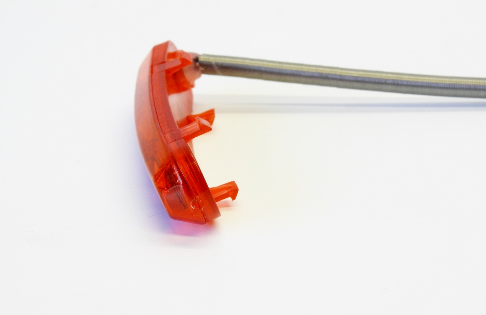 LED Brake Light w/ 3-Pin Connector for E-Bike, Curved Design for Electric Bike