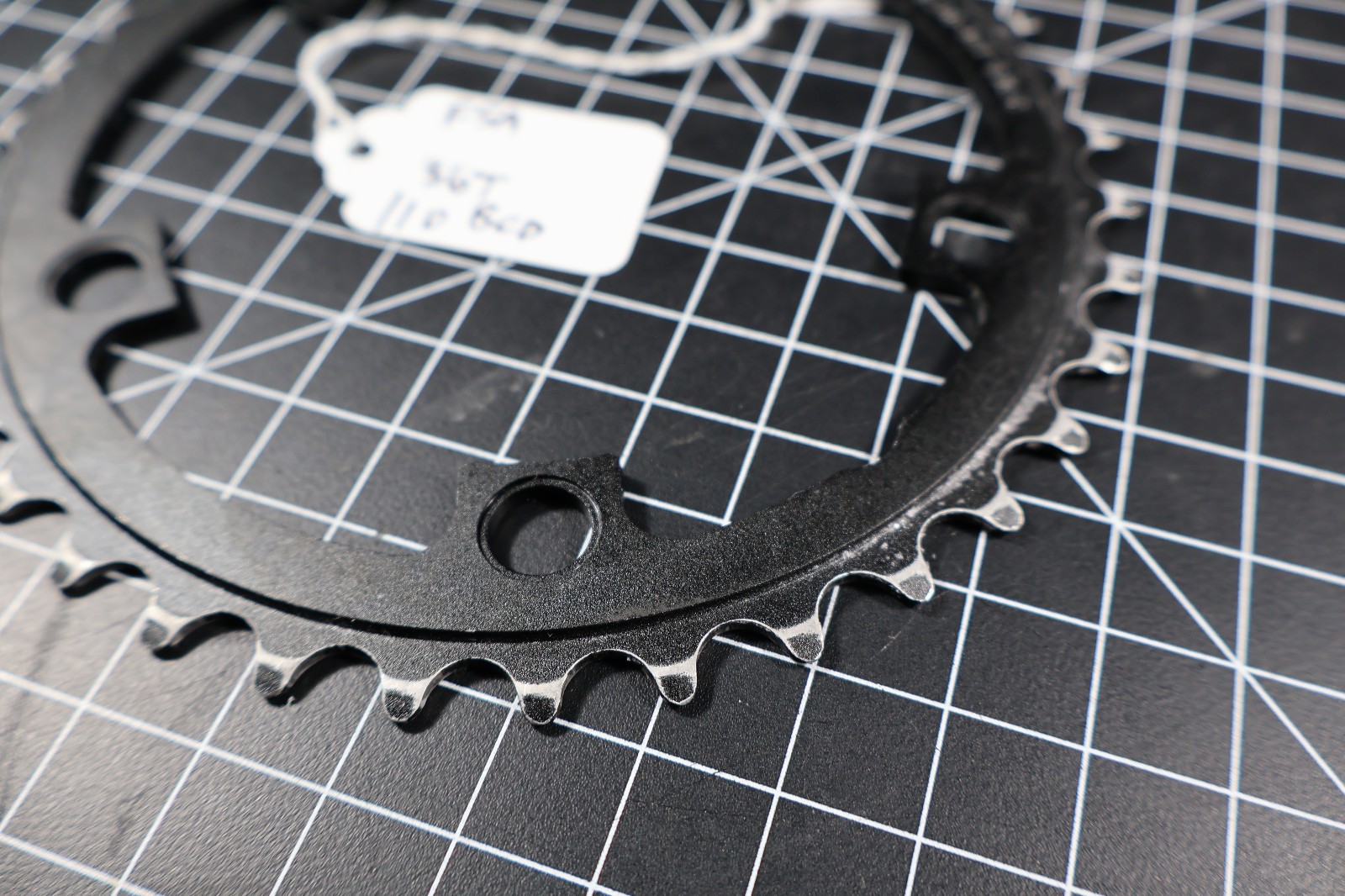 FSA Gossamer ABS chainring 110BCDx36T blk 10/11 DA79/C11 Exc Cond