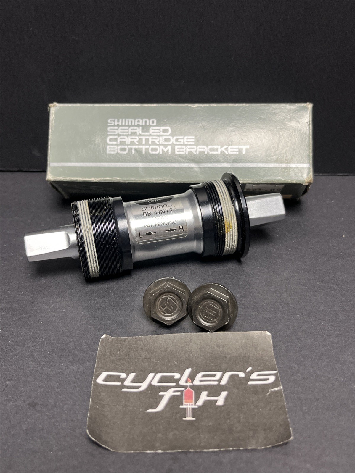 NOS Shimano BB-UN72 115x68mm Bottom Bracket Shell Square Taper English Single SR