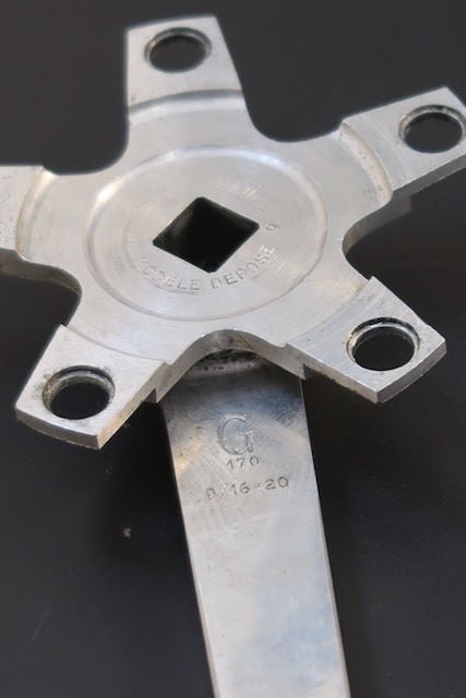 170mm x 86 bcd Stronglight model 99 tandm crank arm set 9/16″ France