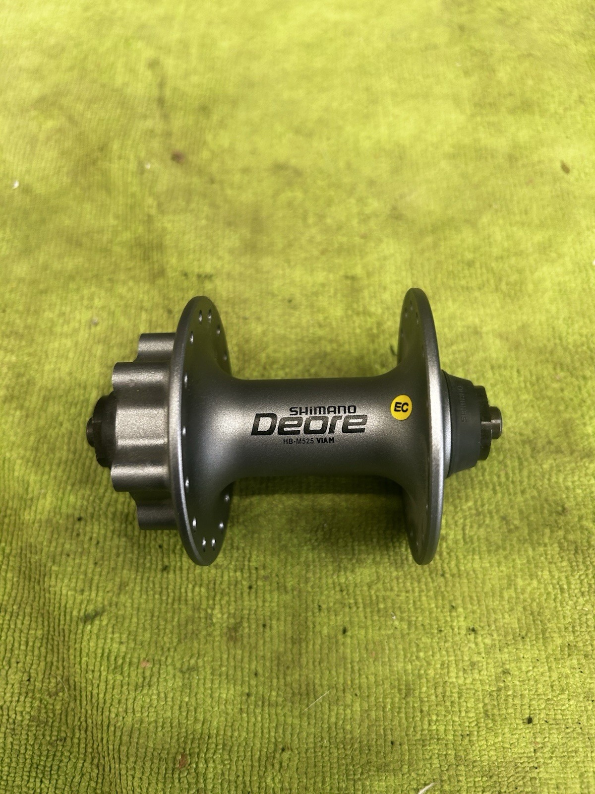 SHIMANO DEORE HD-M525 FRONT HUB 100mm WR 6- BOLT DISC BRAKE