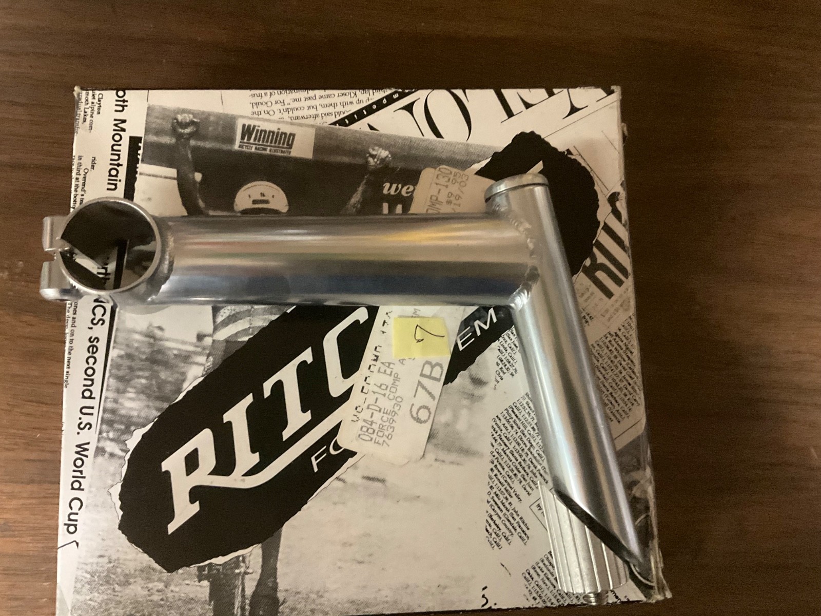 Ritchey quill stem, 1″, 130 ext. NIB 25.4,