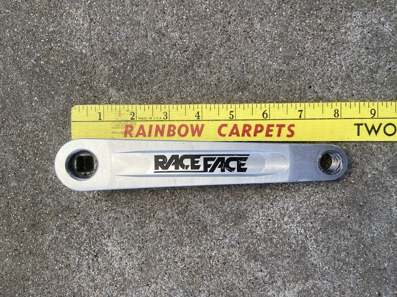 Race Face I-Beam ROAD Crankset Silver