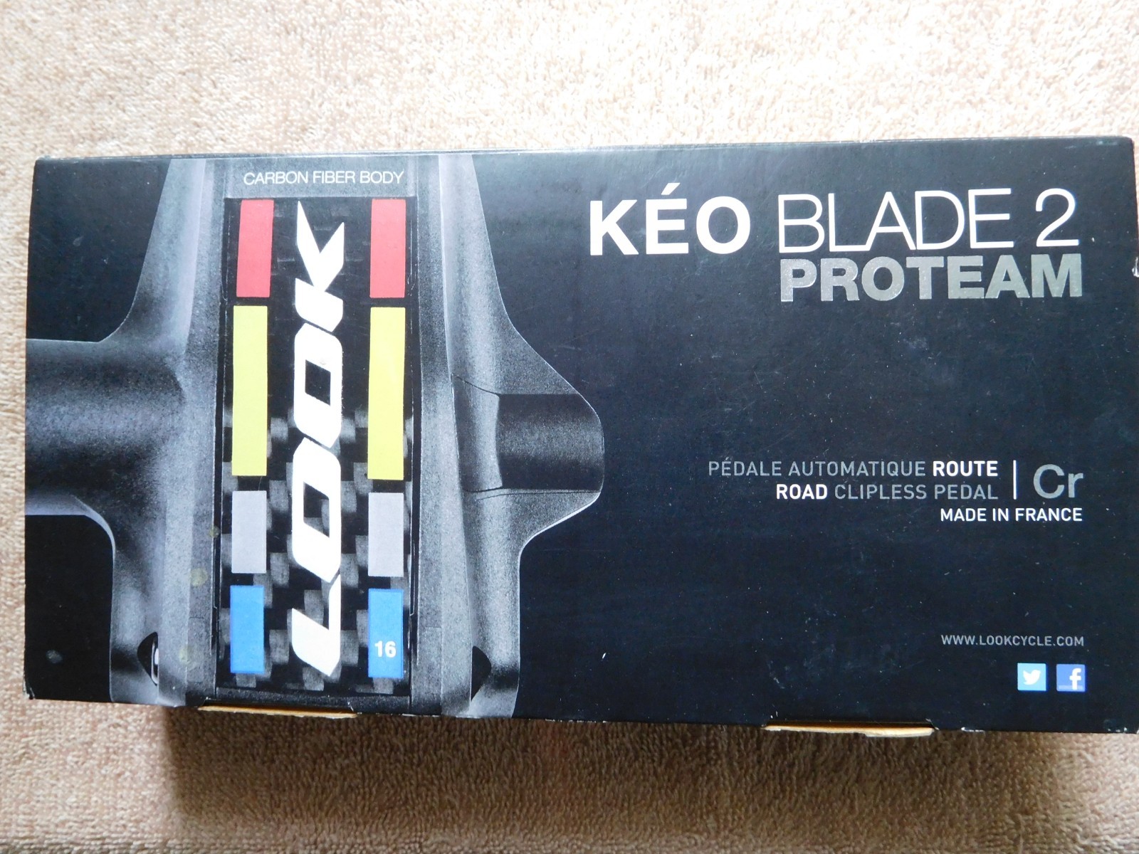 Look Keo Blade 2 ProTeam pedals with new Exustar Keo cleats