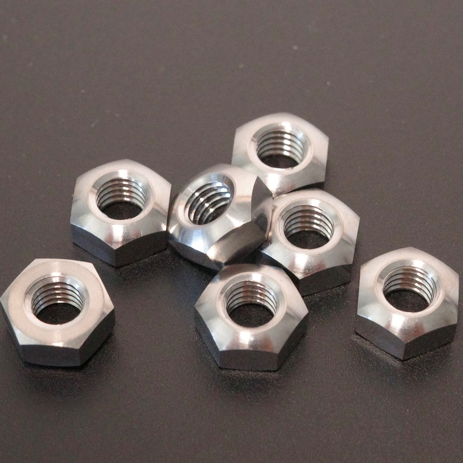 Titanium M6 nuts 4pcs, SRP reproduction – cantilever brake holder. Retro MTB