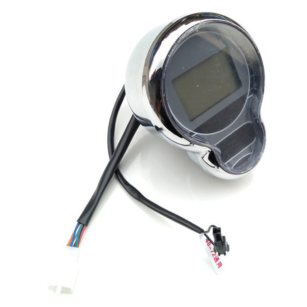 LCD Display Speedometer Screen For Ebike Electric Bike Scooter 48V 72V