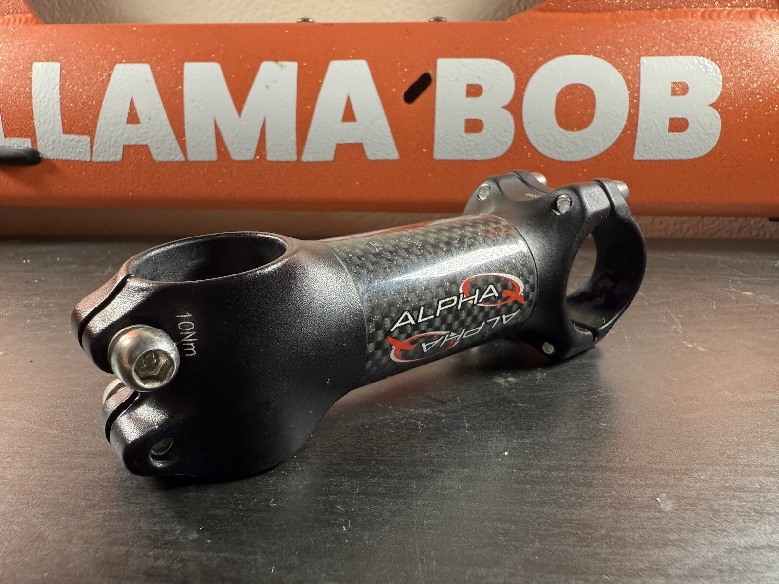 Alpha Q 100mm BLACK Threadless 1-1/8″ 31.8mm Bike Stem Carbon Fiber Aluminum #17