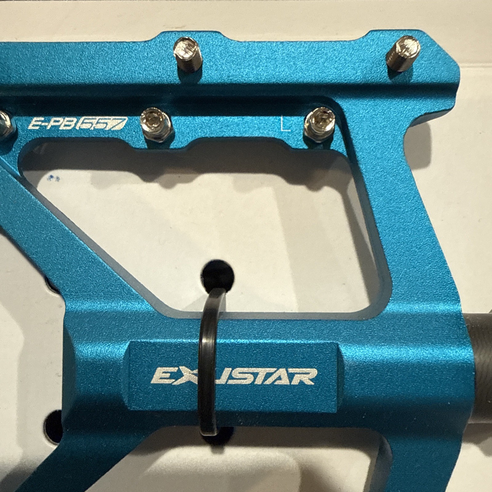 Exustar Pedals EPB557BL Turquoise Blue Aluminum 14oz/pr NIB NICE!