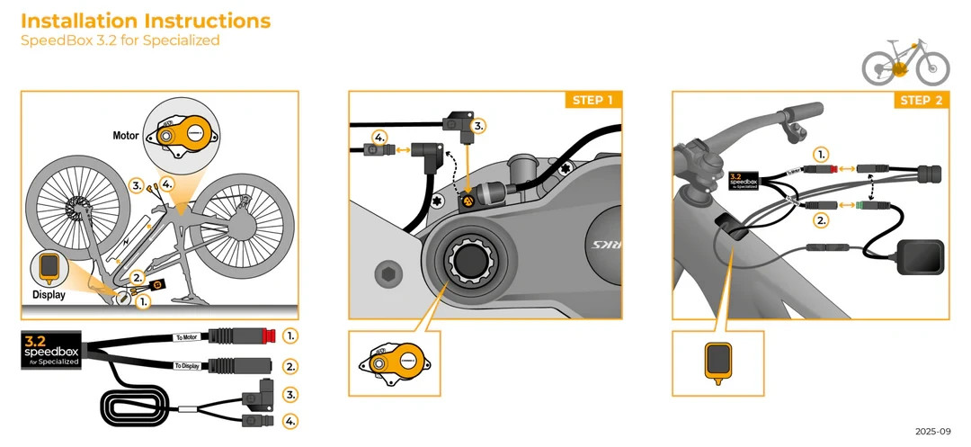 SpeedBox 3.2 for Specialized Gen4 3.1 Motor