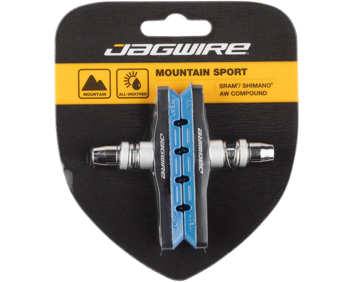 Jagwire Mountain Sport V-Brake Pads (Blue) (1 Pair) [JS908T-B]