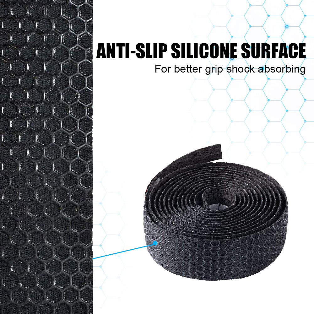 2PCS Bike Handlebar Tape Road Bicycle Cycling Non-slip Handle Wrap Outdoor Sport