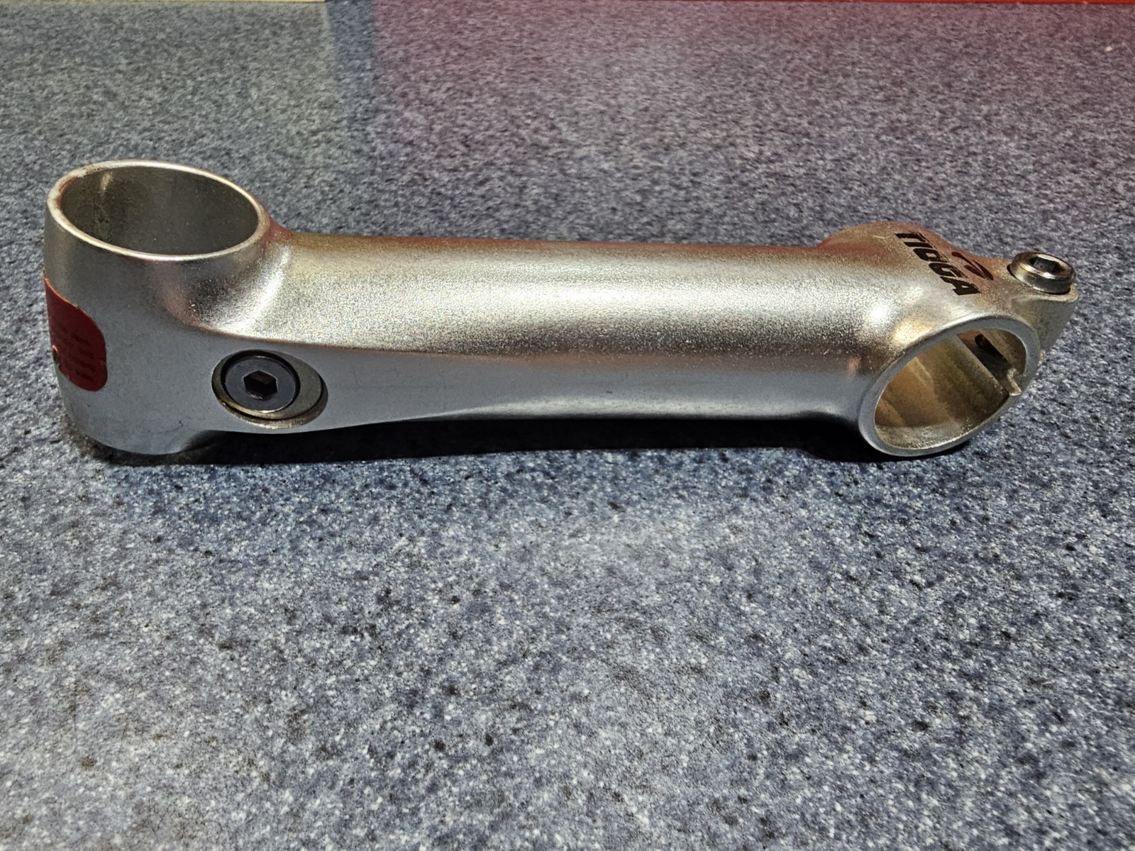 Tioga Alchemy Forged Aluminum Stem 135mm 1-1/8” 25.4mm Silver Vintage 90’s MTB