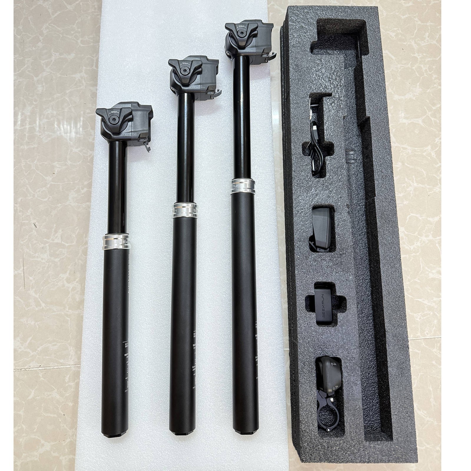 SEEKRUN S7 Smart Dropper Seatpost Bluetooth Cycling Seat Post 120/150/175mm MTB