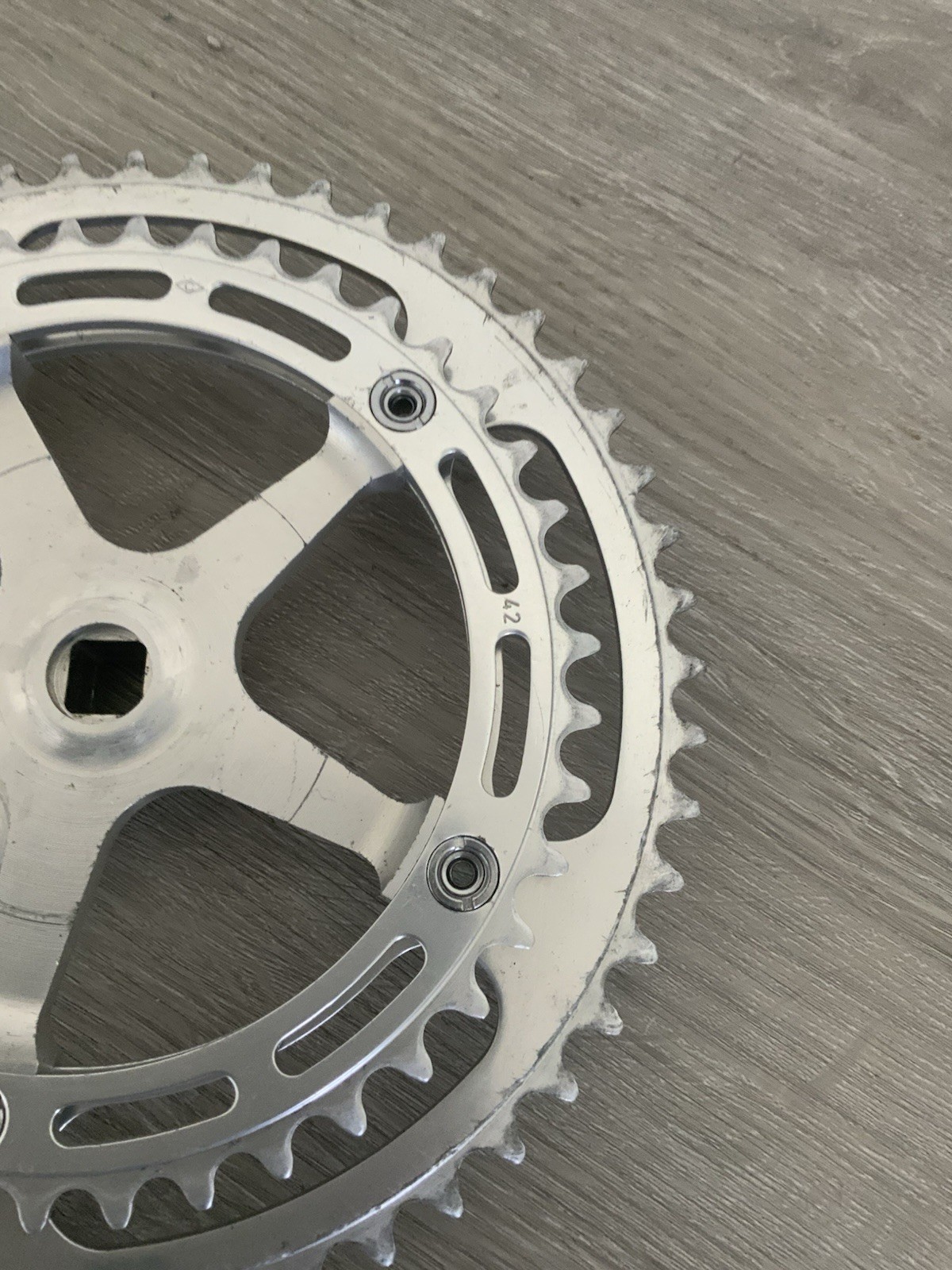 CAMPAGNOLO RECORD CRANKSET DOUBLE 52-42 TOOTH 170 MM ARMS