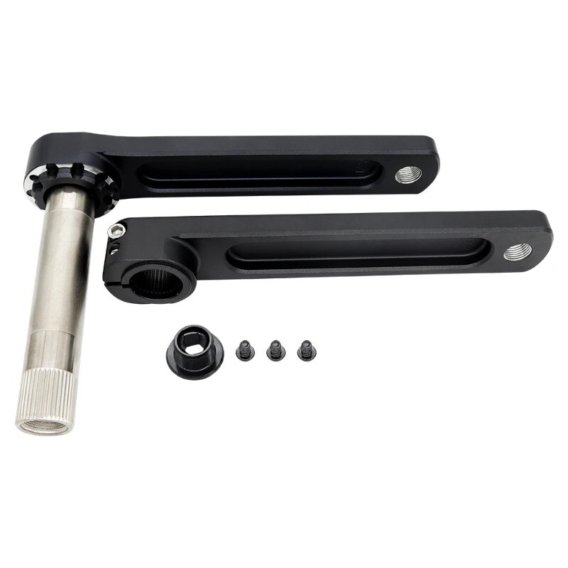 Road Bike Crankset 170/172.5/175mm Crank Arm with Single Sprocket Bottom Bracket