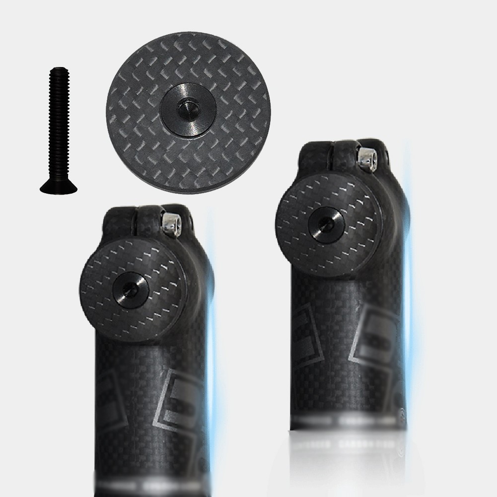 Carbon Fiber Headset Top Cap with Titanium Screws Long lasting Performance
