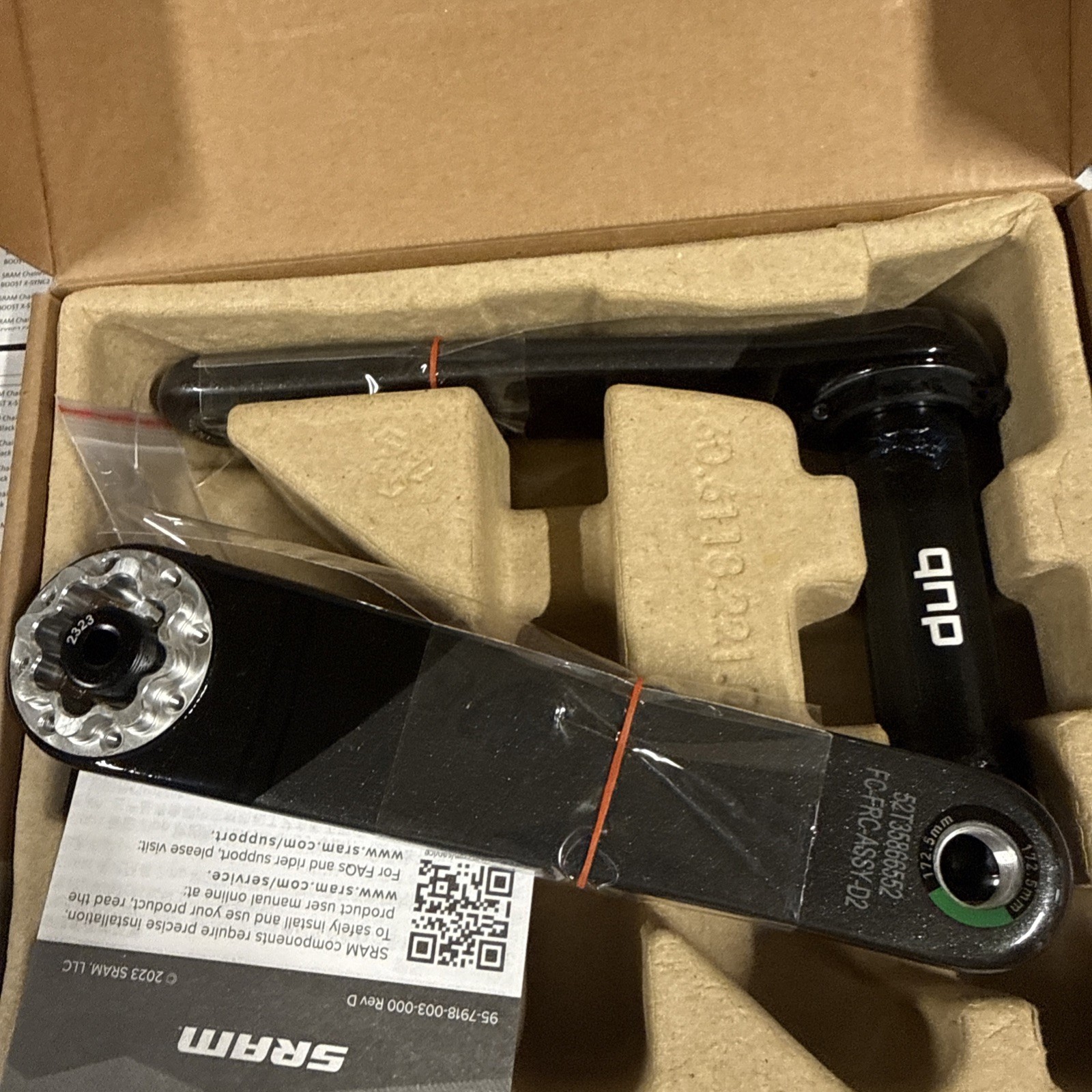 Sram Force D2 Dub Regular 172.5 Crank Arms Carbon (9479-4)