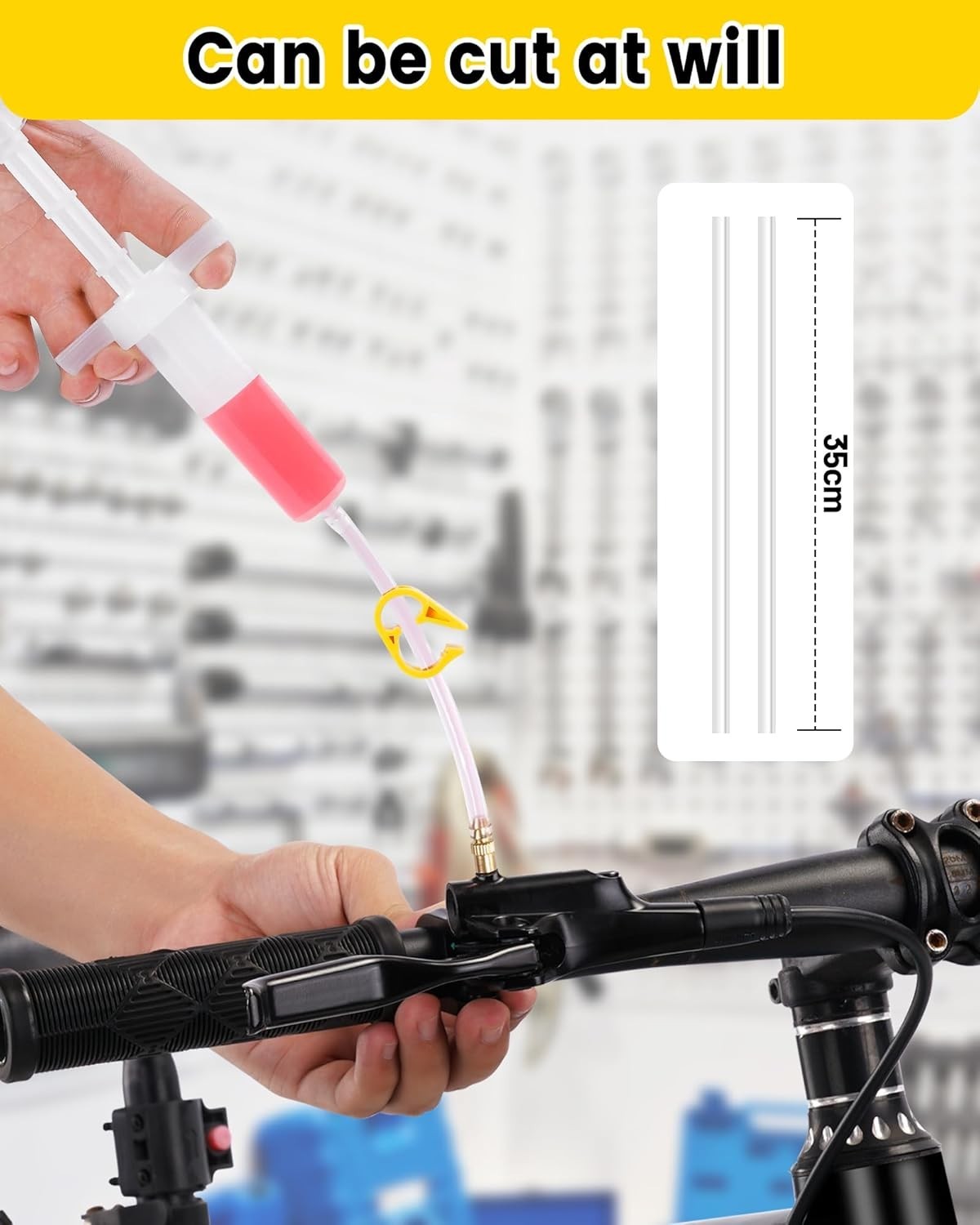 Brake Bleed Kit for Shimano, TEKTRO, TRP Hydraulic Disc Brakes. Bicycle Hydra…