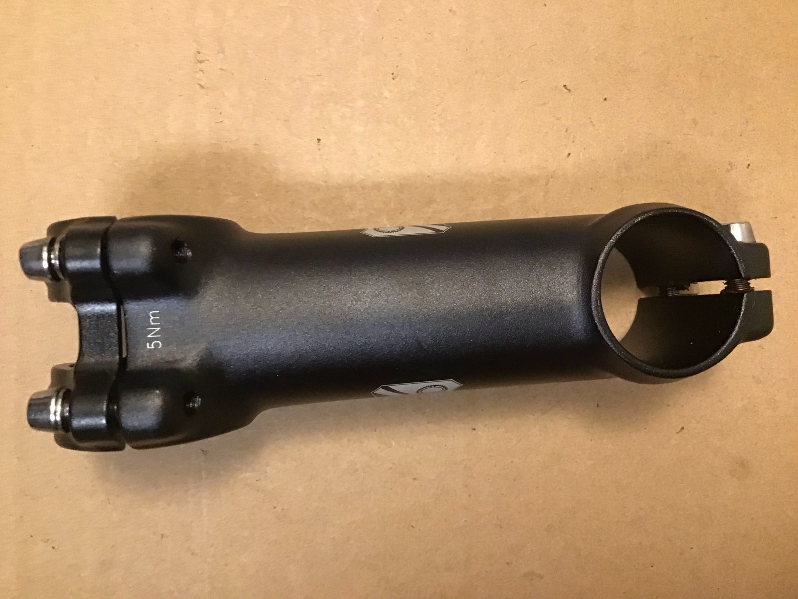 Charge Road Bike Stem Black 100mm 31.8 Clamp Threadless