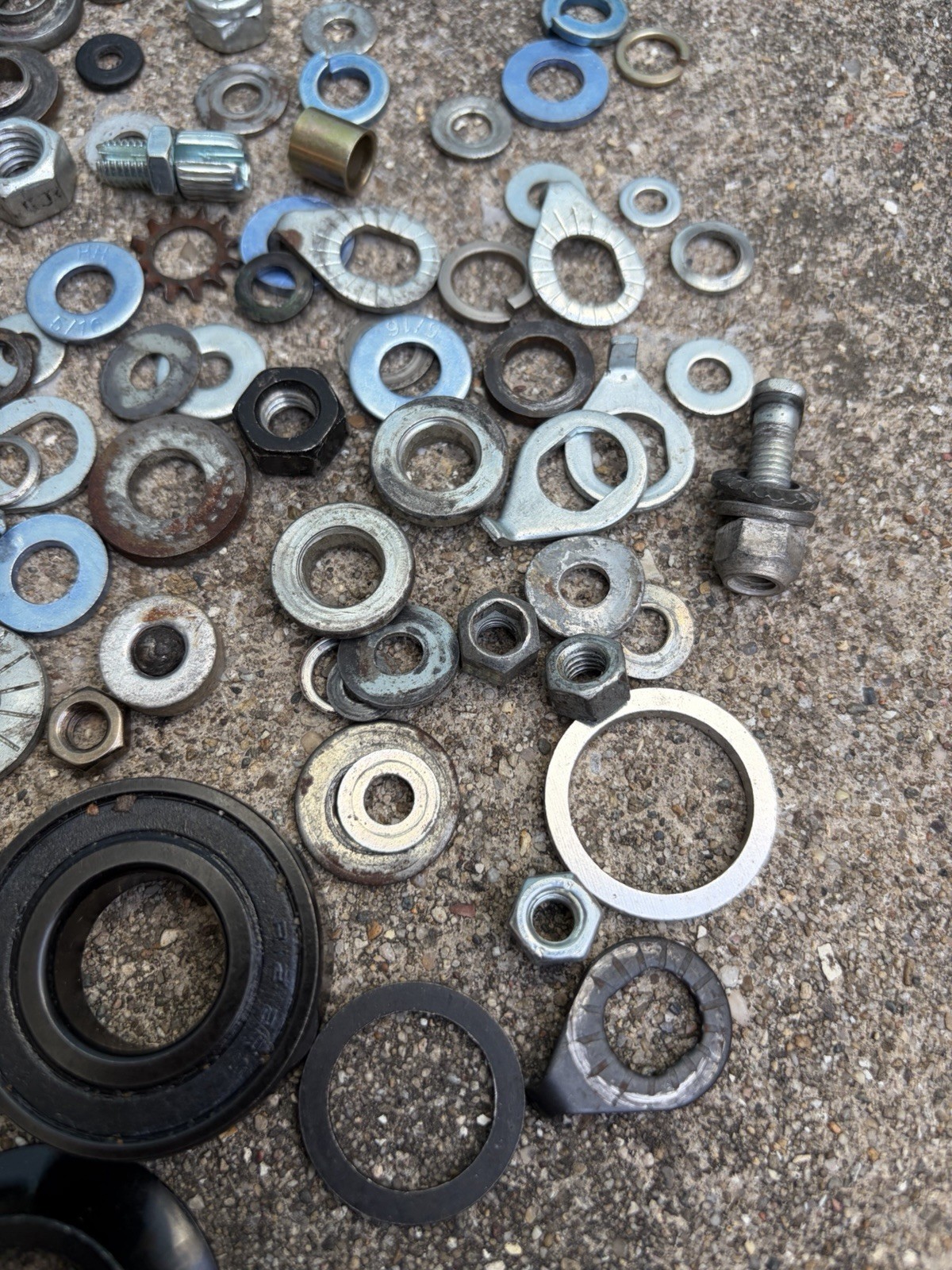 BMX Bike Bicycle Washers Bottom Bracket Lot Brake Stem Old School Bolts