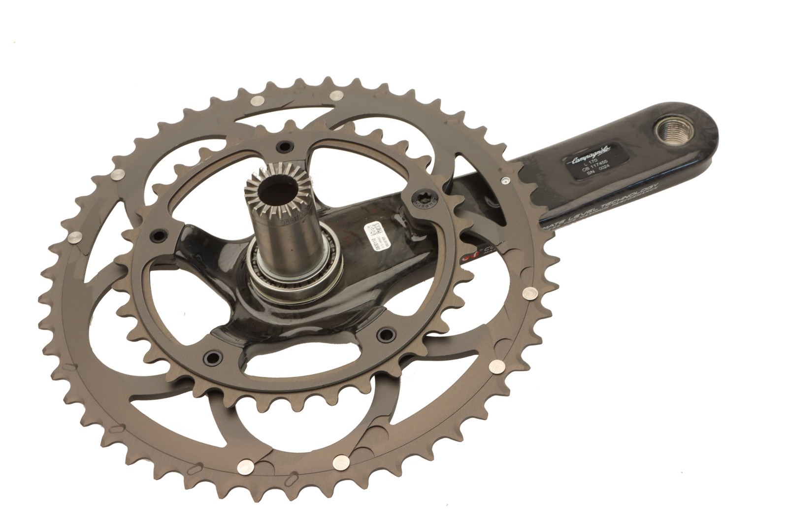 Campagnolo Super Record Titanium Crankset 50/34T Compact CT 11s 170mm ’12 NEW