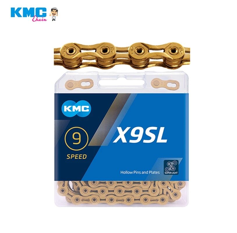 For Shimano 9 Speed KMC X9 HEGY/SUMC Mountain Bicycle 116L MTB Road Bike Chain