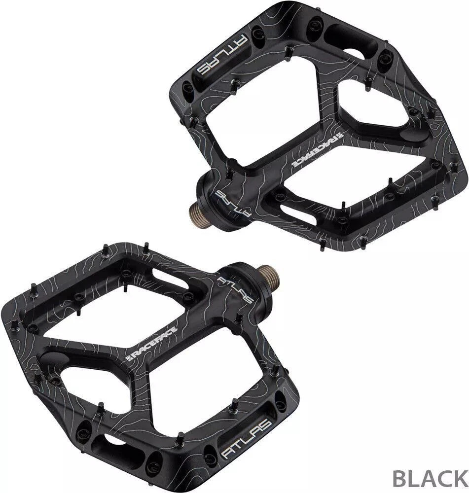 Race Face Atlas Platform Pedals 9/16″ MTB Mountain Bike Alloy Pedal 8 Colors