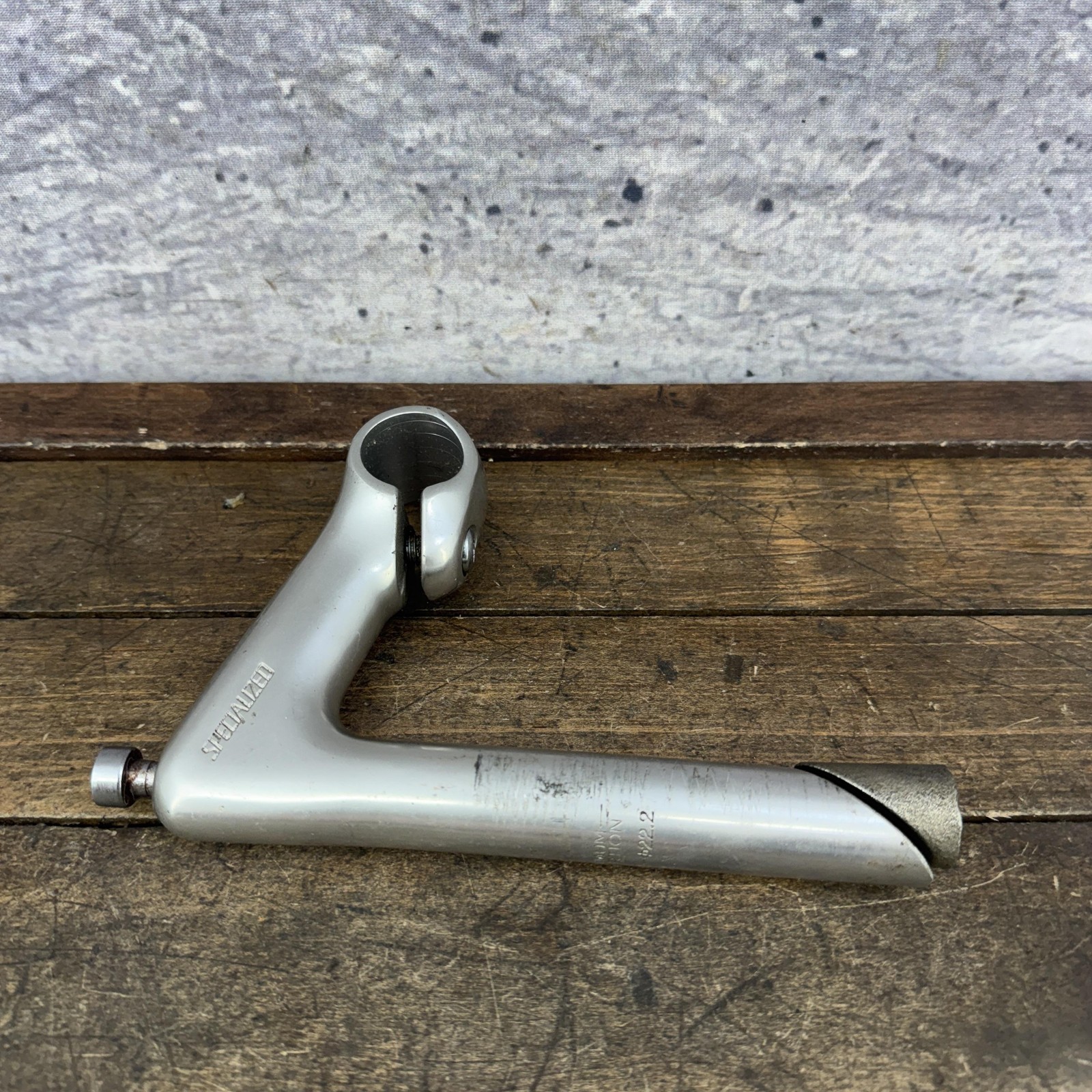 Vintage Specialized Quill Stem Silver 25.4 Clamp 22.2 90mm Alloy Road MTB