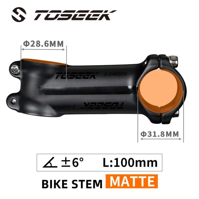 Bicycle Stem 31.8mm MTB Road Bike Handlebar Stem Angle 6/17Degrees 60-120mm