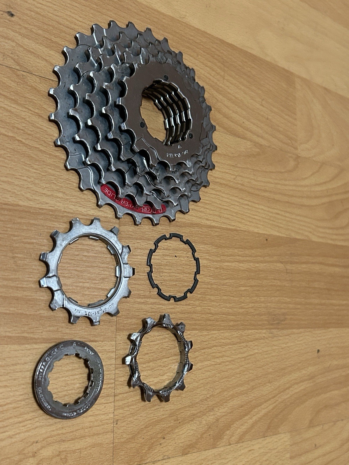 Vintage Shimano XT CS-HG90 Hyperglide C 7 Speed 11-28T Cassette 90s MTB HG Retro