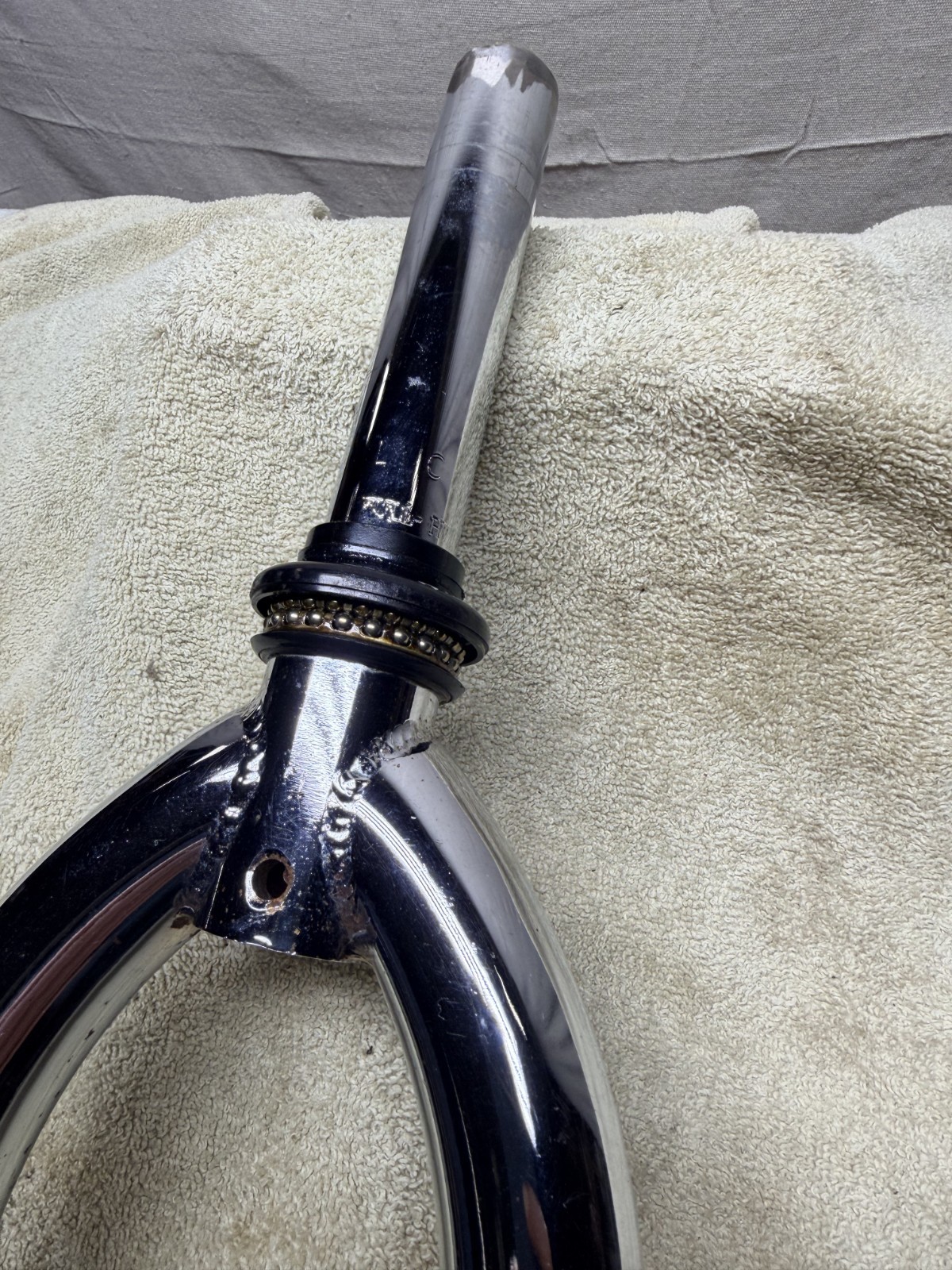 Mid School BMX 2000 Redline 1 1/8in Threadless Forks 20in – Chrome – 8/10 Clean